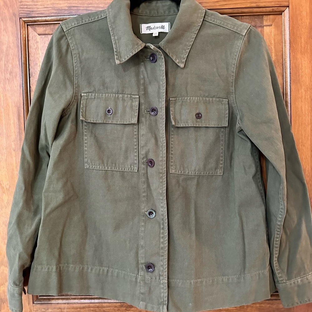Madewell Army Green swing jacket- Ladies XS